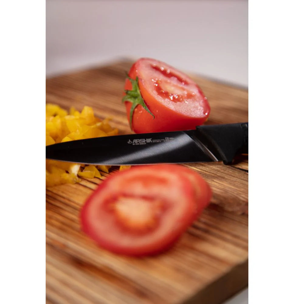 Arshia Non-stick Knife 8pc Set Black Stick Stainless Steel Knives K259-2107