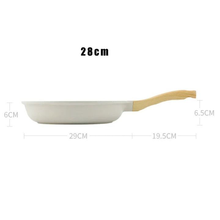Non-stick Wok Frying Pan Ceramic Pot Medical stone Induction Gas Stove Universal Cookware Steak Cooking Saucepan Nonstick Pan