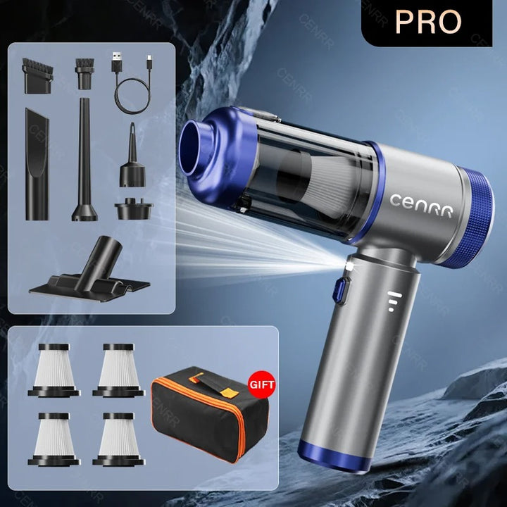 Car Vacuum Cleaner Mini- Deep Clean in Minutes