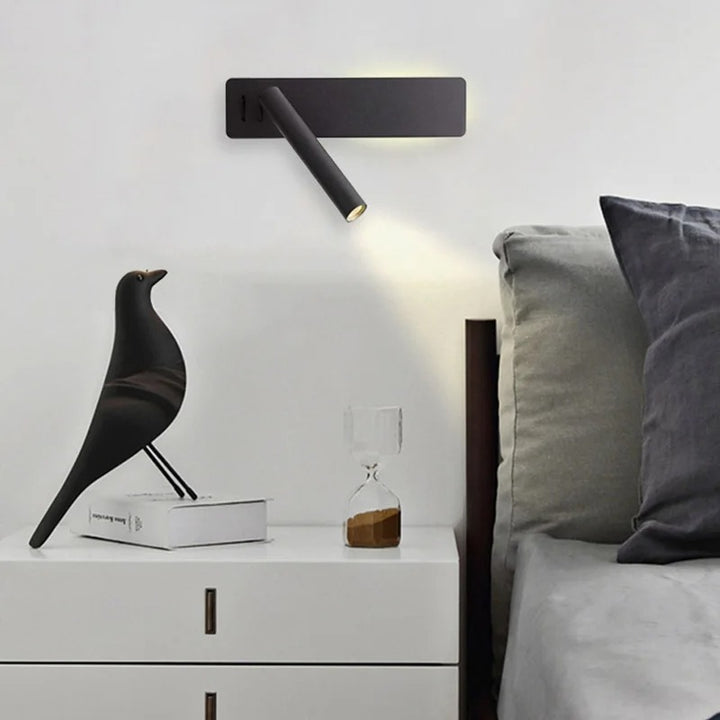 LED Wall Reading Lamp for Bedroom Hotel Minimalist Night Book Lamp Rotation Bedside Wall Sconce 3W Spot Home Lighting Fixture
