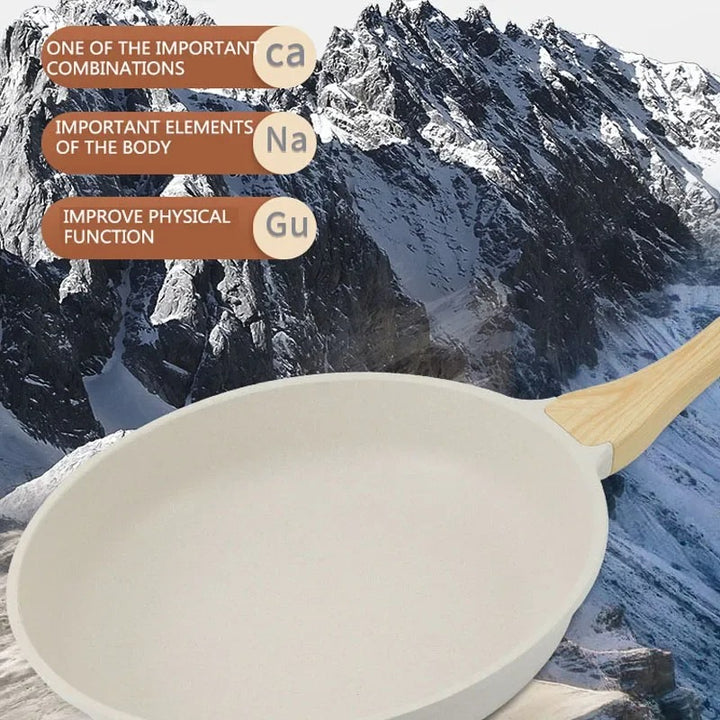 Non-stick Wok Frying Pan Ceramic Pot Medical stone Induction Gas Stove Universal Cookware Steak Cooking Saucepan Nonstick Pan