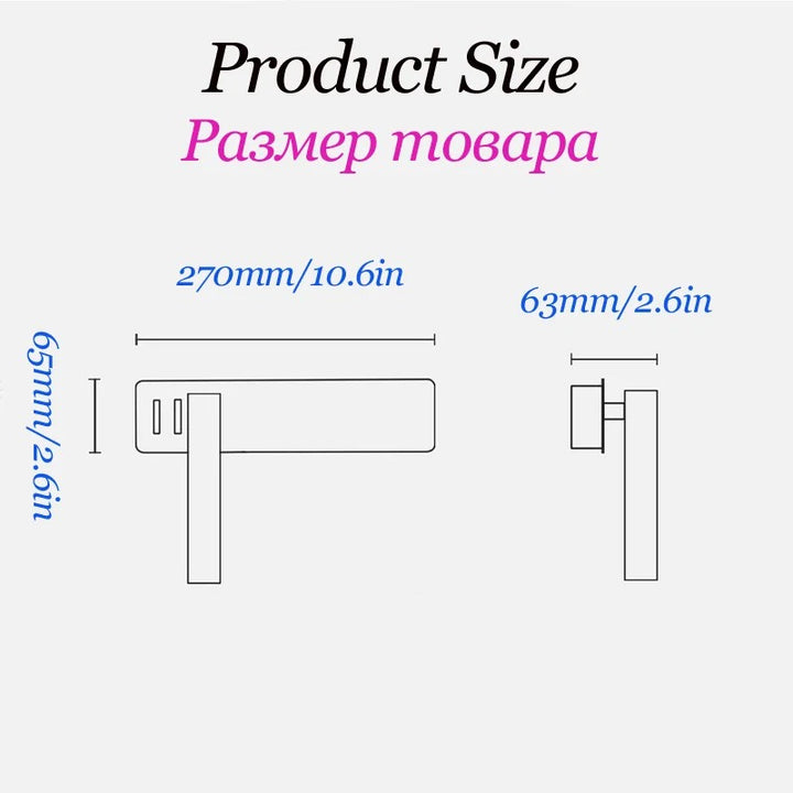 LED Wall Reading Lamp for Bedroom Hotel Minimalist Night Book Lamp Rotation Bedside Wall Sconce 3W Spot Home Lighting Fixture