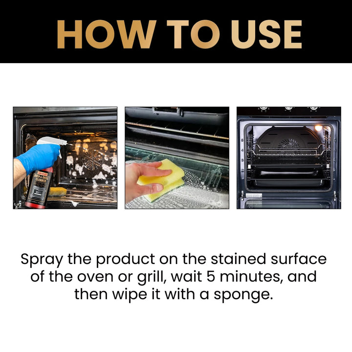 Powerful Oven &amp; Grill Cleaner – Cuts Through Tough Grease in Minutes