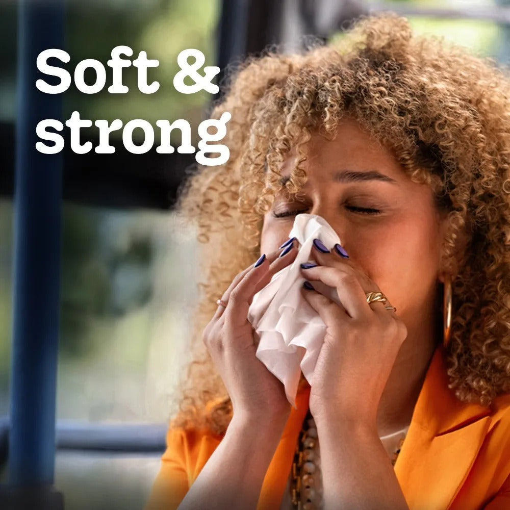 Large-capacity household Facial Tissues Soft and Strong Disposable Tissues for Home Office and Travel