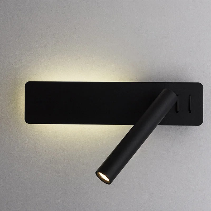 LED Wall Reading Lamp for Bedroom Hotel Minimalist Night Book Lamp Rotation Bedside Wall Sconce 3W Spot Home Lighting Fixture