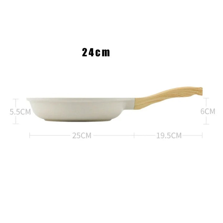 Non-stick Wok Frying Pan Ceramic Pot Medical stone Induction Gas Stove Universal Cookware Steak Cooking Saucepan Nonstick Pan
